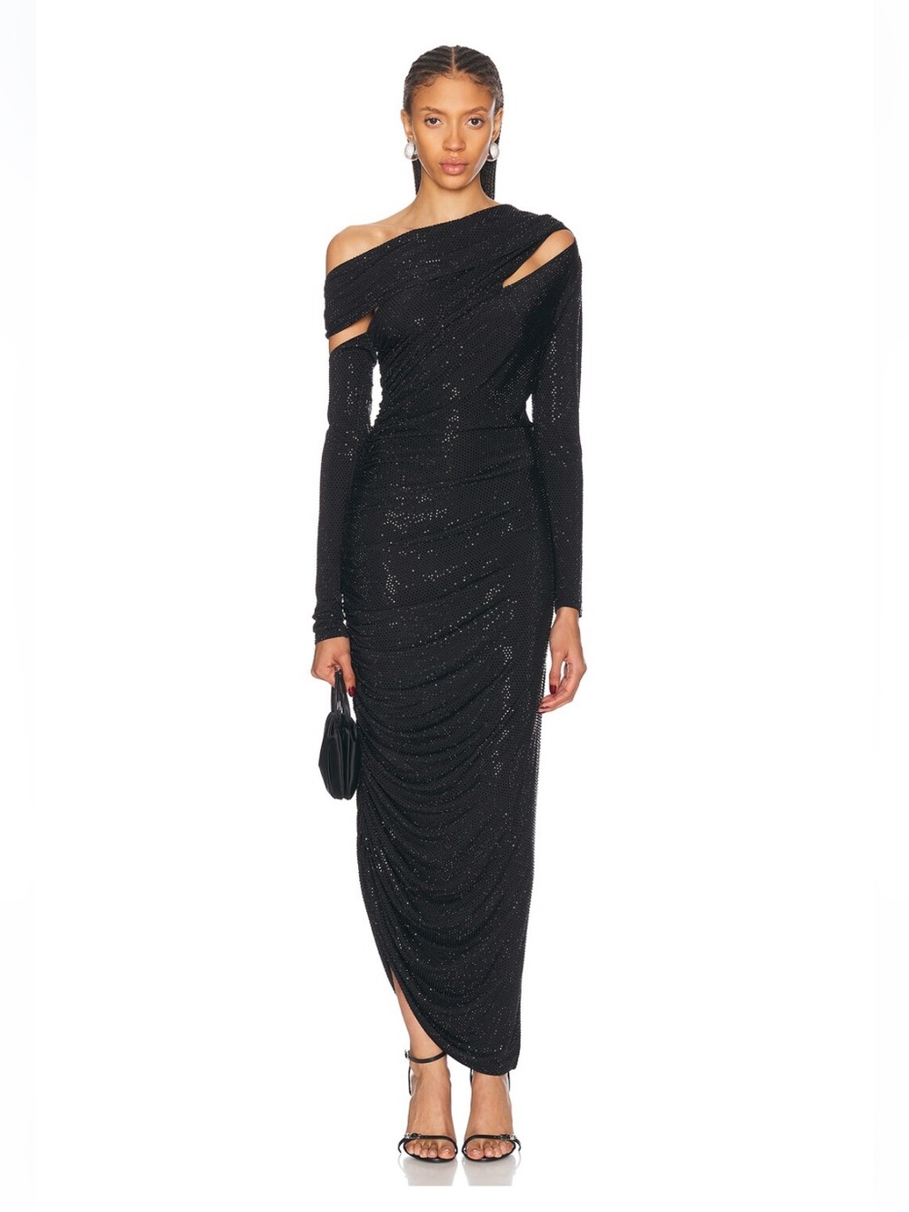 $848 Cult Gaia Kumasi Black Gown - S